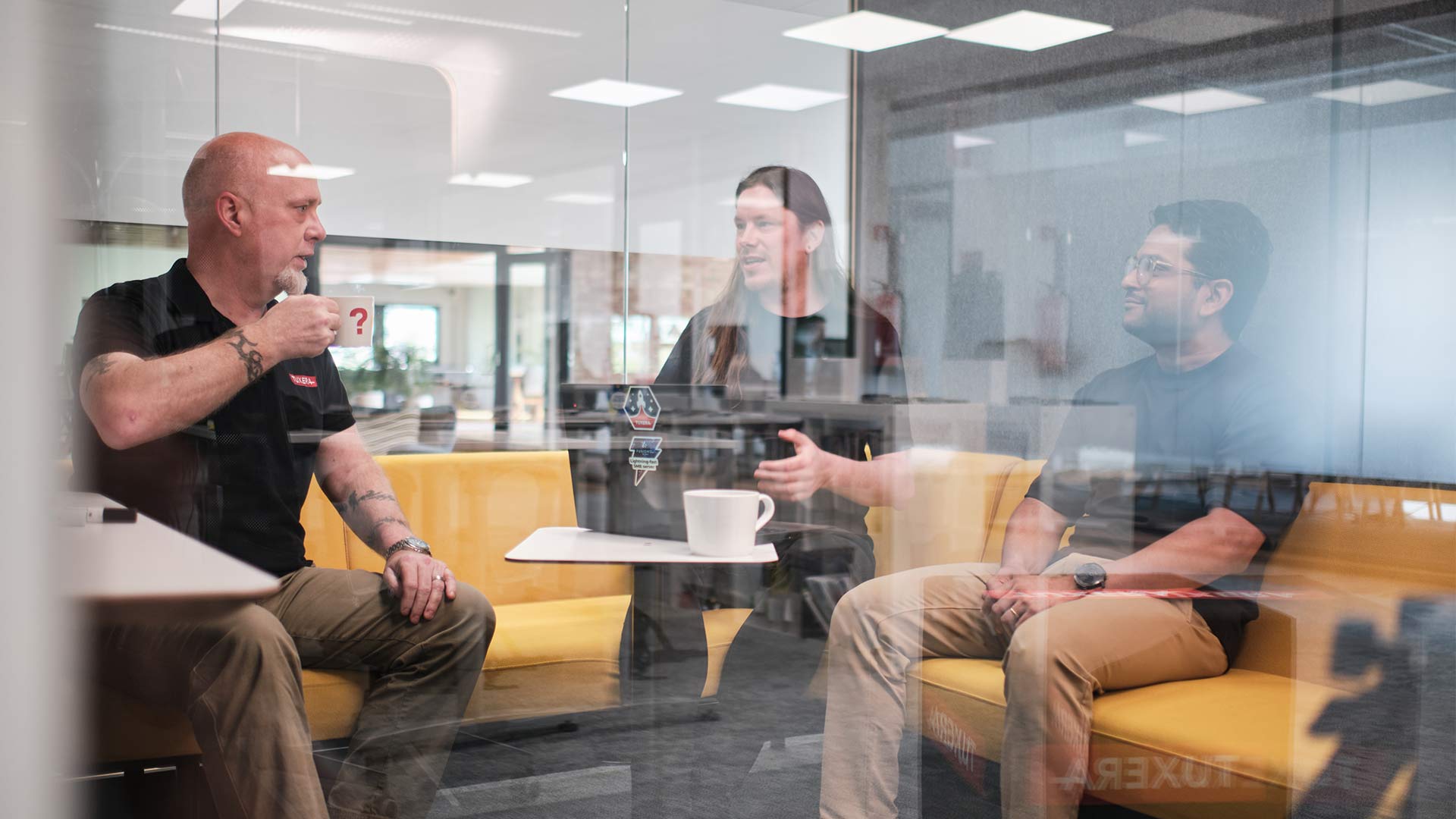 Tuxera engineers working together